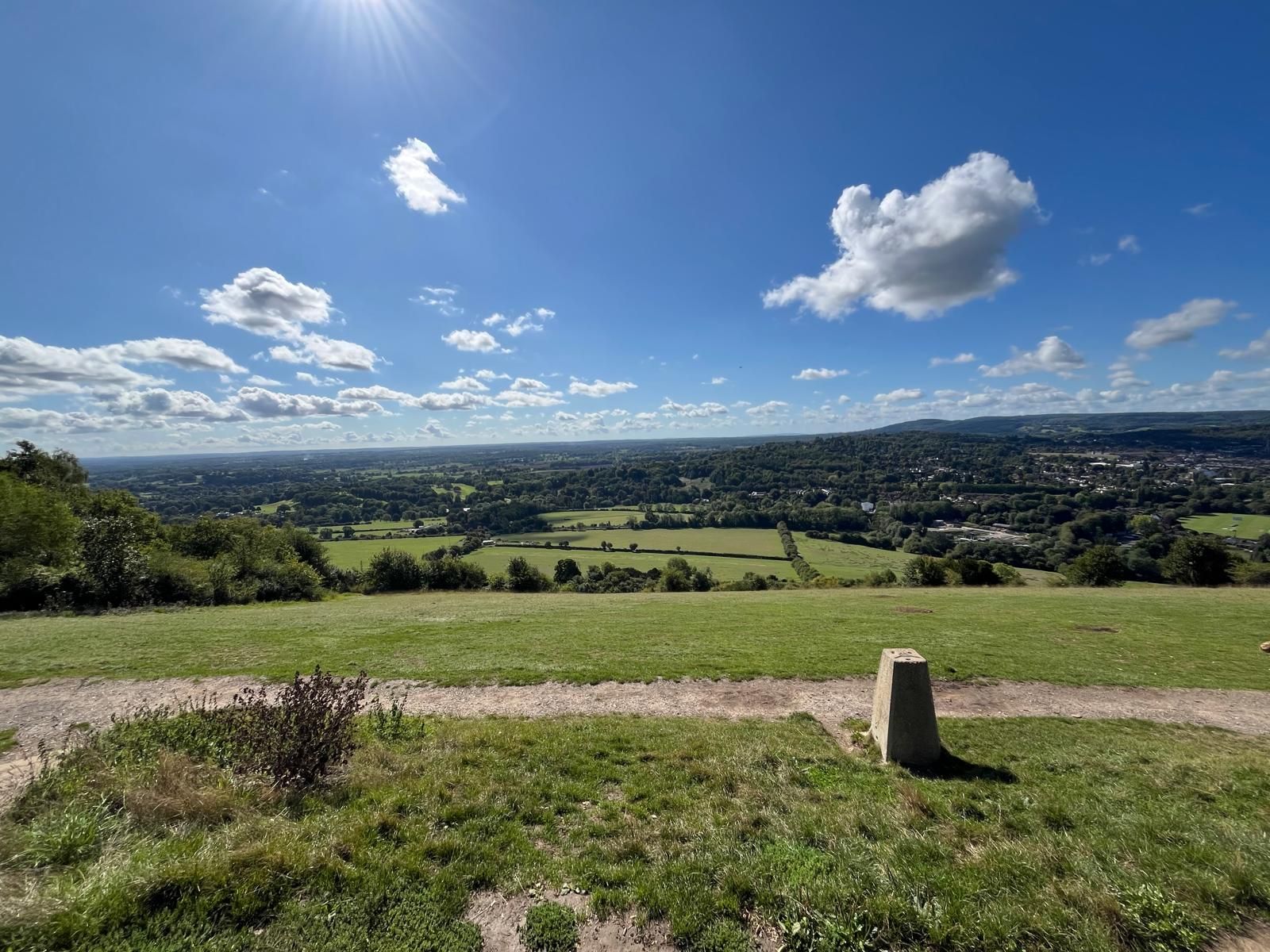 View from the lookout, Box Hill